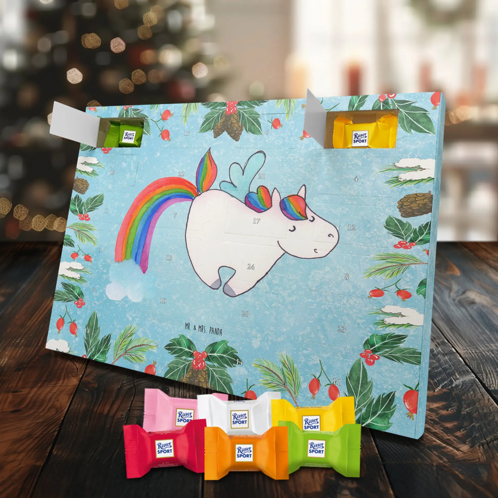 Chocolate advent calendar unicorn Pegasus growing up, pegasus, rainbow, reality, playing, unicorn love, saying fun