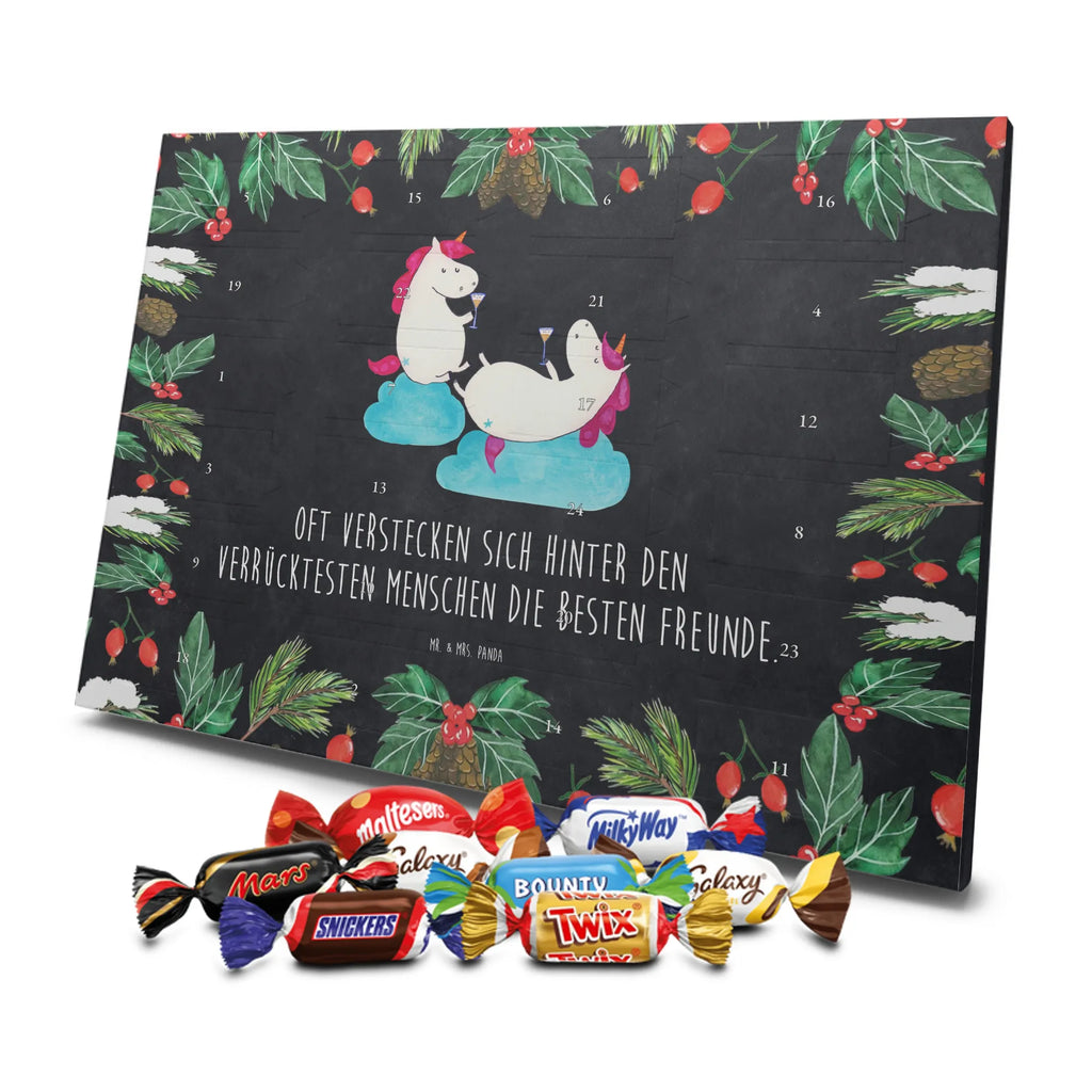 Chocolate advent calendar unicorn sparkling wine Best, Girlfriend, Girls' night, Fun, Girlfriends, Cork, Champagne