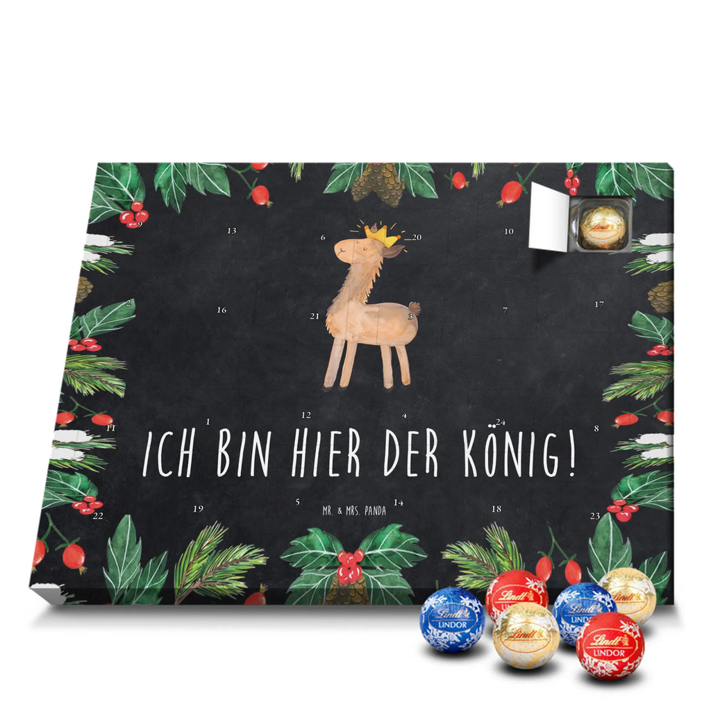 Chocolate advent calendar lama king Llama, alpaca, trendy animal, office colleague, mum, colleague, king, girlfriend, supervisor, high school graduation