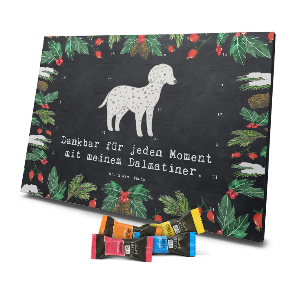 Chocolate advent calendar Dalmatian moment puppy, dog owner, purebred dog, dog breed, giving, animal lover, gift
