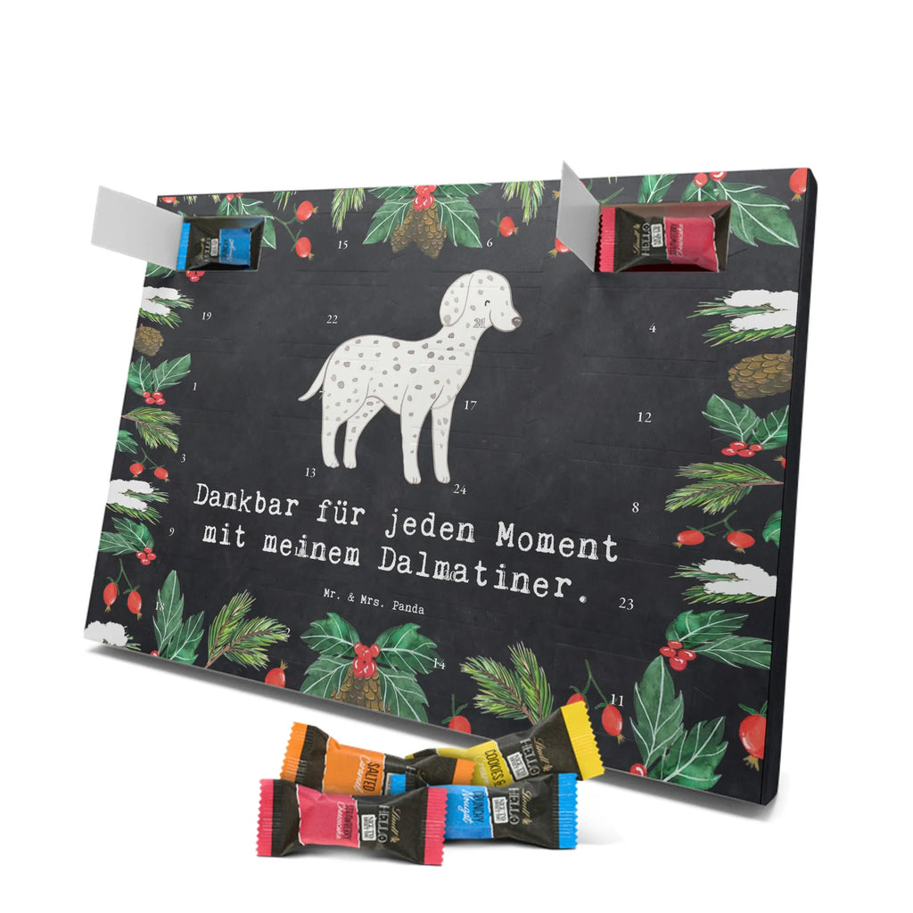 Chocolate advent calendar Dalmatian moment puppy, dog owner, purebred dog, dog breed, giving, animal lover, gift