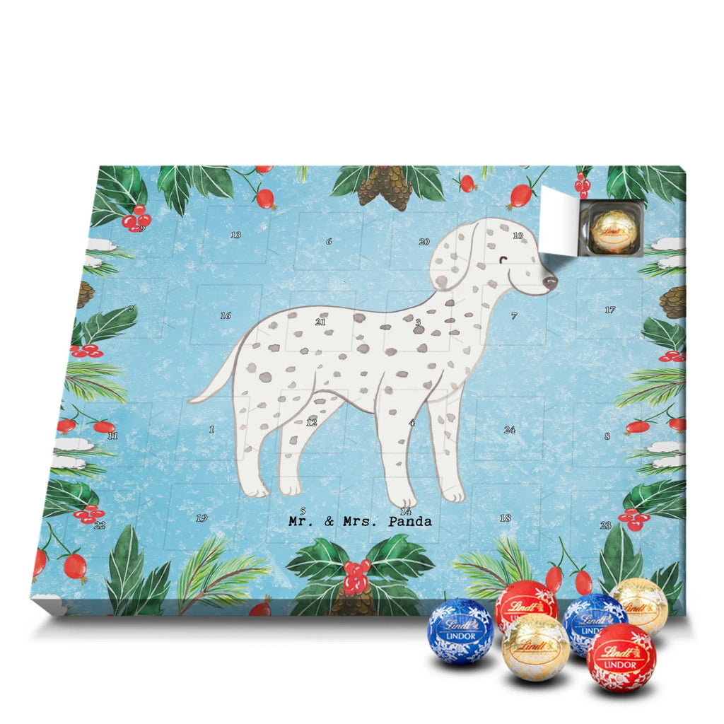 Chocolate advent calendar Dalmatian moment puppy, dog owner, purebred dog, dog breed, giving, animal lover, gift