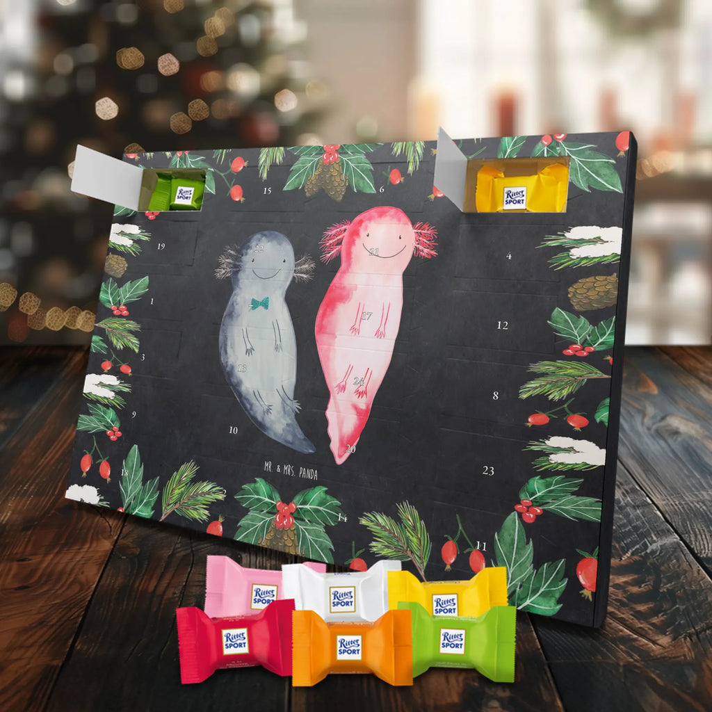 Chocolate advent calendar axolotl Girlfriend Mexican walking fish, Axelotl, marine animals, salamander, amphibian, husband, valentine's day, great love, friend, tail, fiancé, anniversary, proof of love
