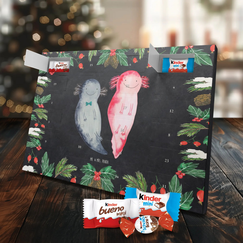 Chocolate advent calendar axolotl Girlfriend Mexican walking fish, Axelotl, marine animals, salamander, amphibian, husband, valentine's day, great love, friend, tail, fiancé, anniversary, proof of love