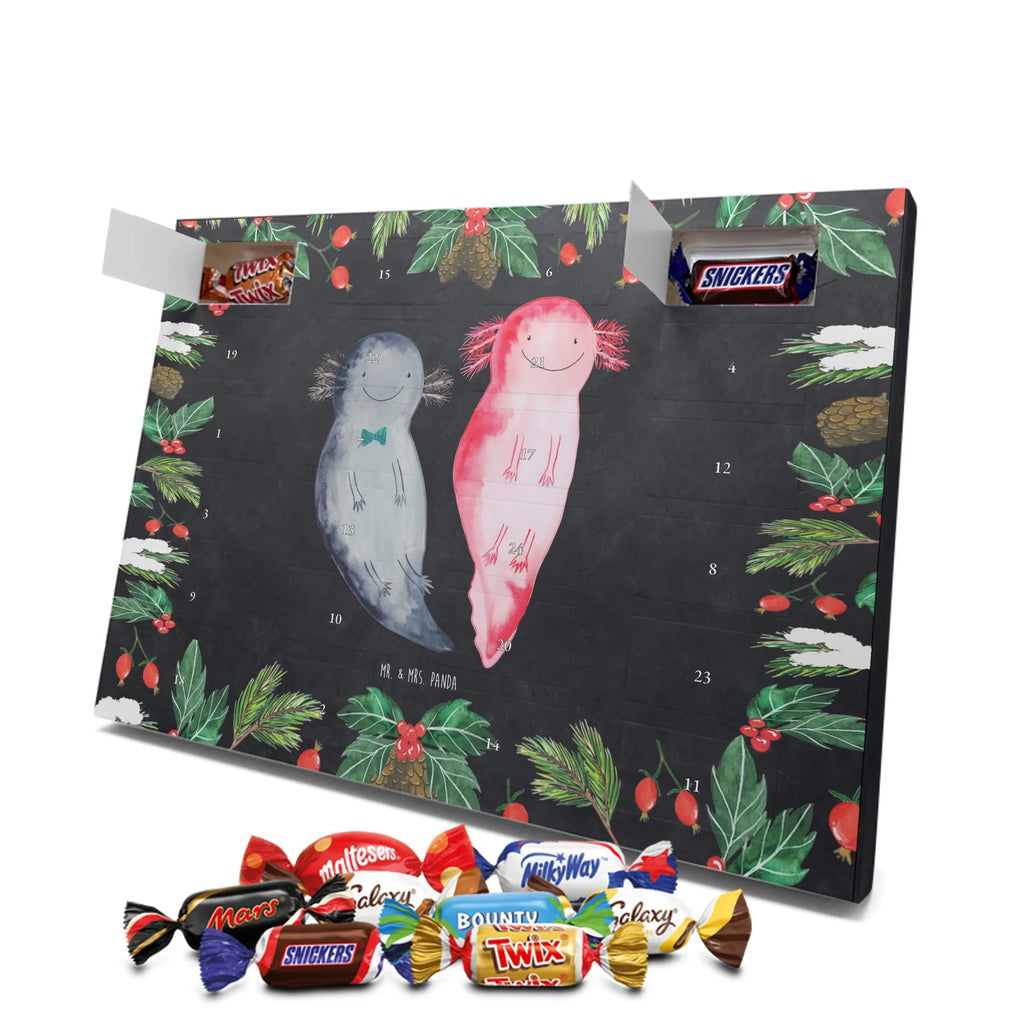 Chocolate advent calendar axolotl Girlfriend Mexican walking fish, Axelotl, marine animals, salamander, amphibian, husband, valentine's day, great love, friend, tail, fiancé, anniversary, proof of love
