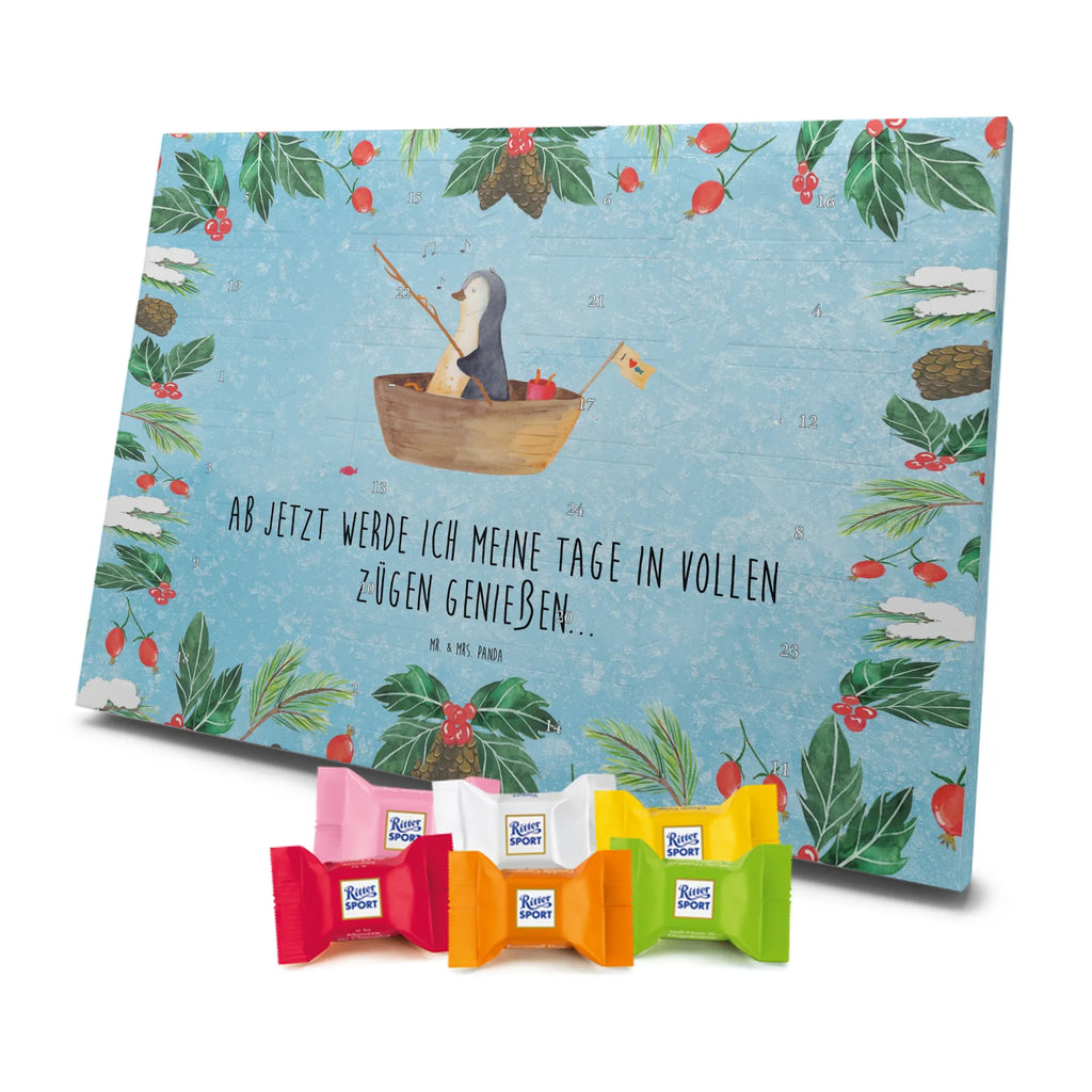 Chocolate advent calendar Penguin fishing boat North Pole, Penguins, divorce, love of life, separation, boat, enjoy, fishing boat, penguins, new beginning, fishing, gift idea heartache, new start