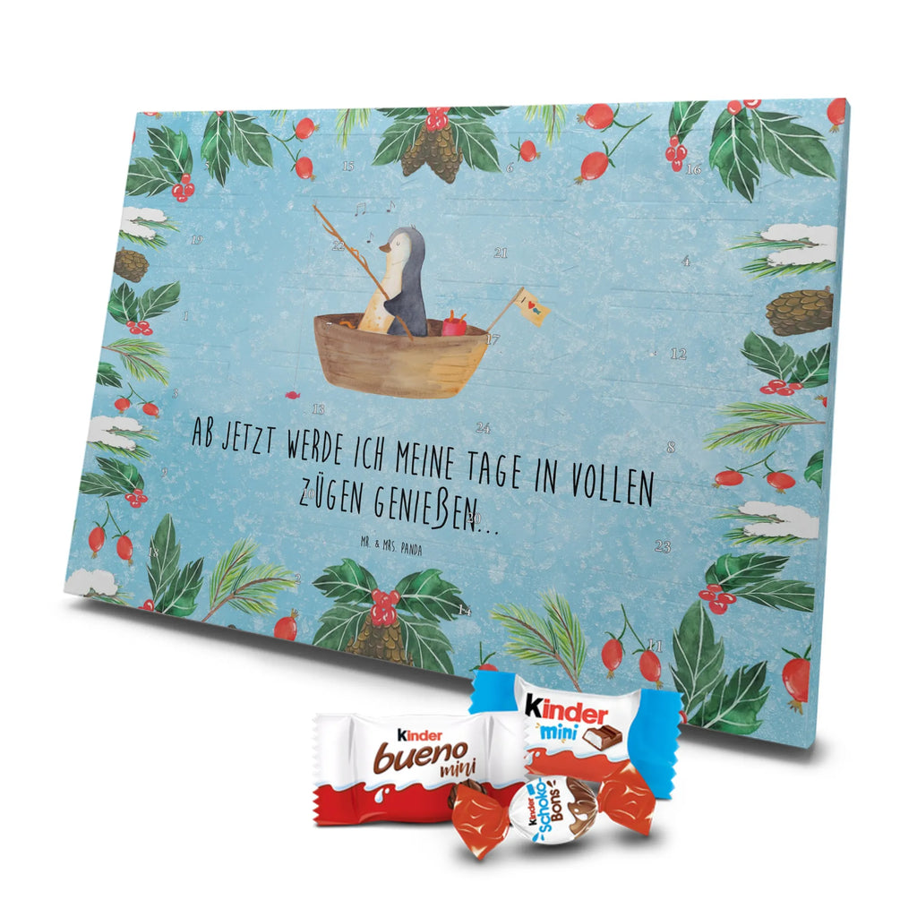 Chocolate advent calendar Penguin fishing boat North Pole, Penguins, divorce, love of life, separation, boat, enjoy, fishing boat, penguins, new beginning, fishing, gift idea heartache, new start