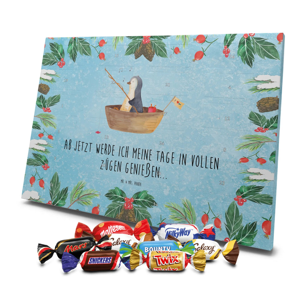 Chocolate advent calendar Penguin fishing boat North Pole, Penguins, divorce, love of life, separation, boat, enjoy, fishing boat, penguins, new beginning, fishing, gift idea heartache, new start