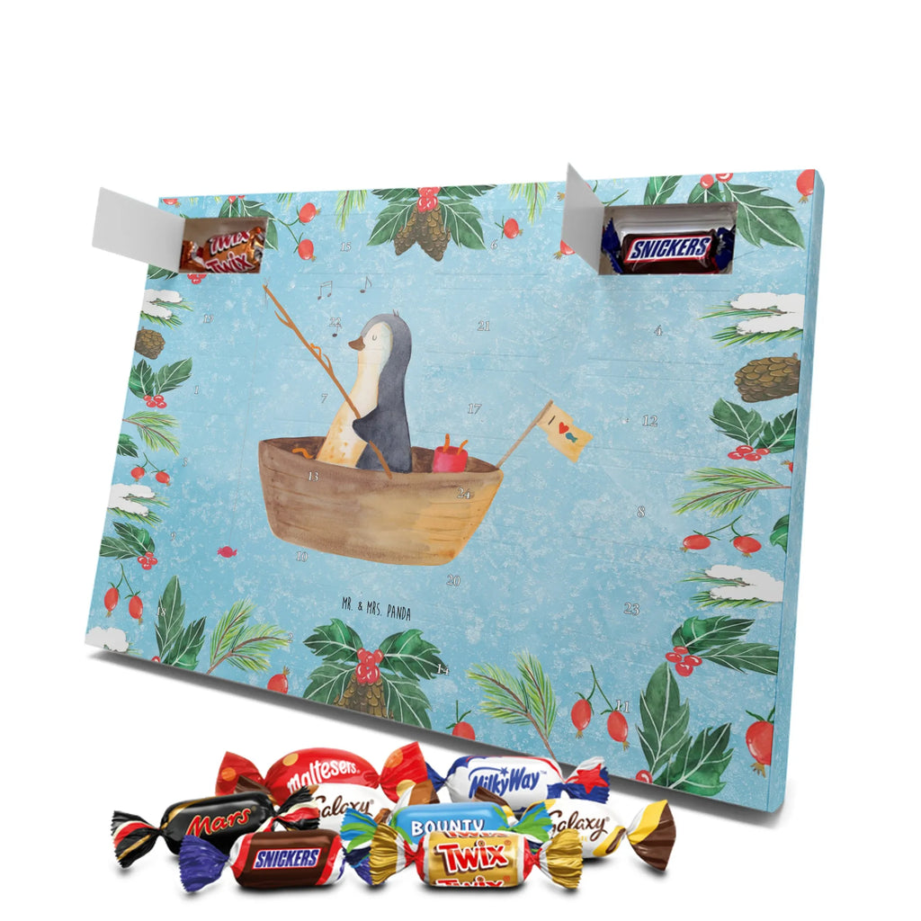 Chocolate advent calendar Penguin fishing boat North Pole, Penguins, divorce, love of life, separation, boat, enjoy, fishing boat, penguins, new beginning, fishing, gift idea heartache, new start