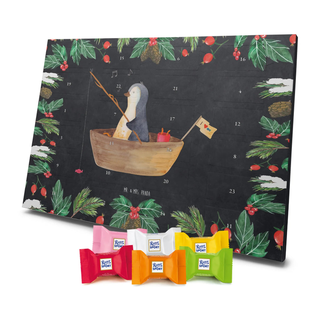 Chocolate advent calendar Penguin fishing boat North Pole, Penguins, divorce, love of life, separation, boat, enjoy, fishing boat, penguins, new beginning, fishing, gift idea heartache, new start