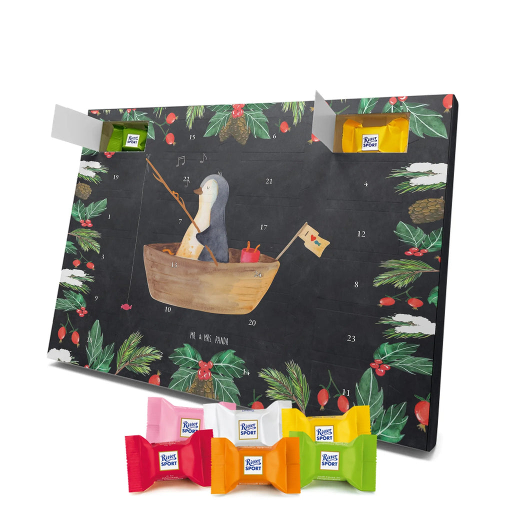 Chocolate advent calendar Penguin fishing boat North Pole, Penguins, divorce, love of life, separation, boat, enjoy, fishing boat, penguins, new beginning, fishing, gift idea heartache, new start