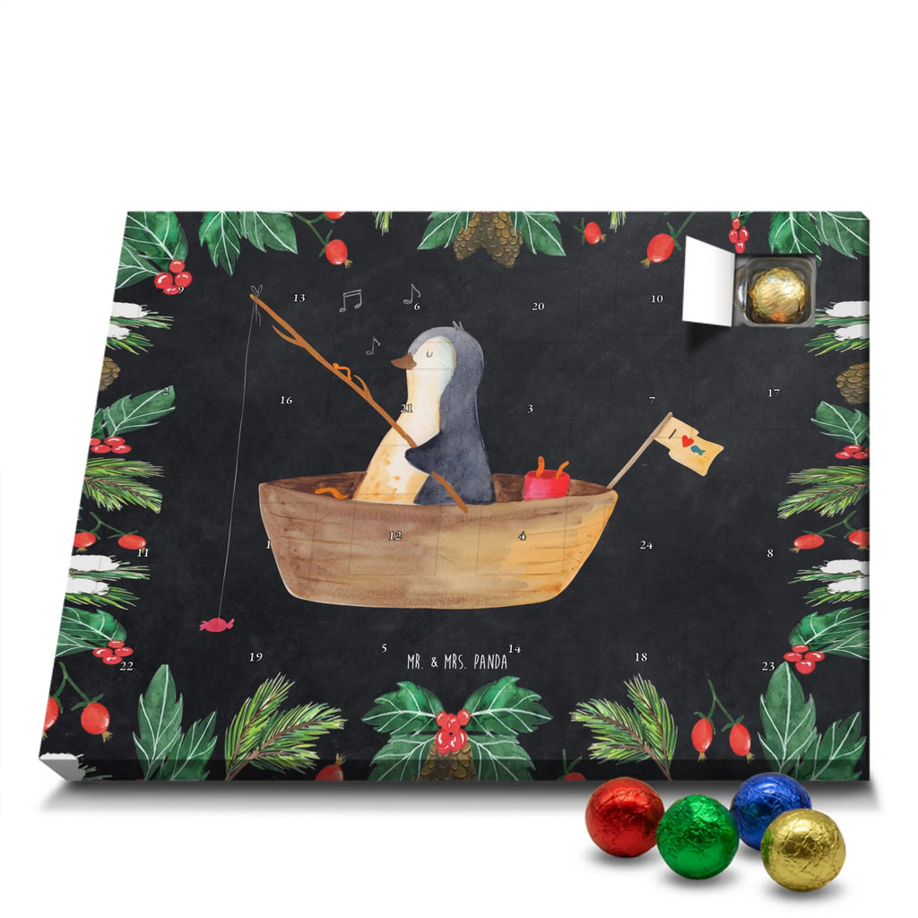 Chocolate advent calendar Penguin fishing boat North Pole, Penguins, divorce, love of life, separation, boat, enjoy, fishing boat, penguins, new beginning, fishing, gift idea heartache, new start
