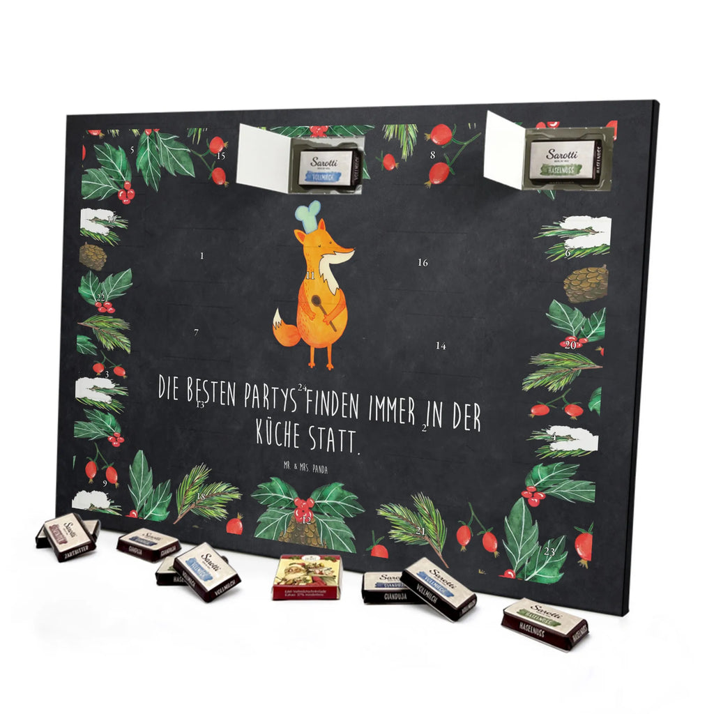 Chocolate advent calendar Fox A cook forest wildlife, clever as a fox, foxes, animal lover, Cook gift, Baker, Kitchen decoration, Slogan funny, Chefs, Kitchen slogan, Party slogan