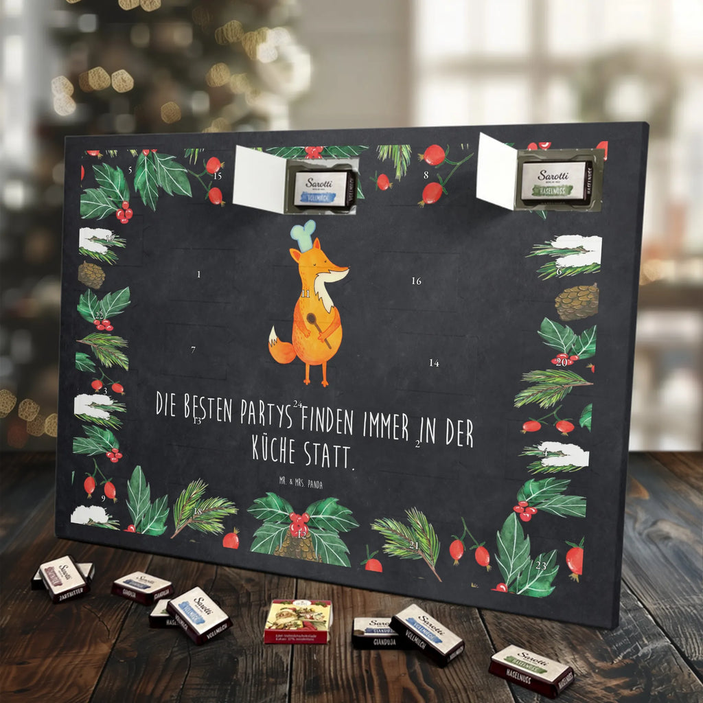 Chocolate advent calendar Fox A cook forest wildlife, clever as a fox, foxes, animal lover, Cook gift, Baker, Kitchen decoration, Slogan funny, Chefs, Kitchen slogan, Party slogan