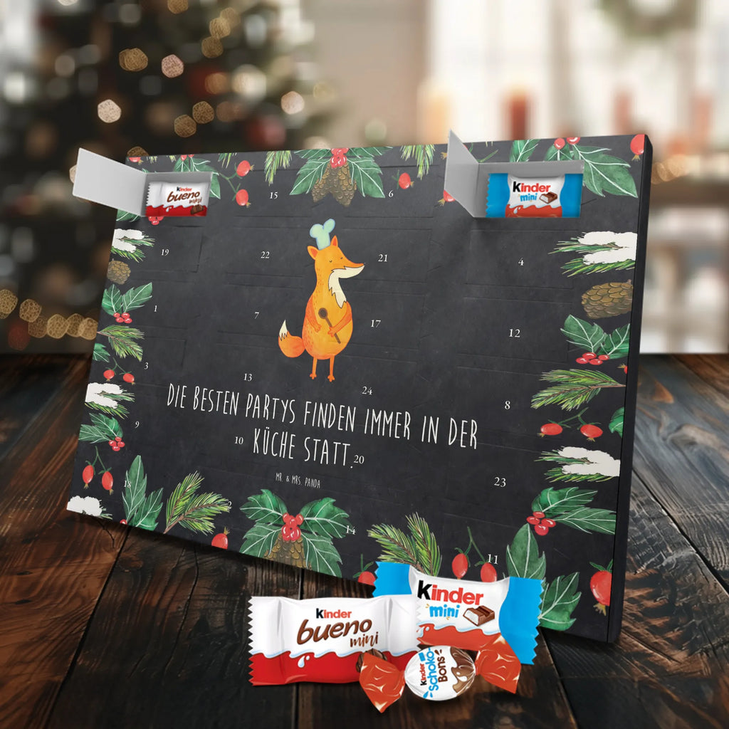 Chocolate advent calendar Fox A cook forest wildlife, clever as a fox, foxes, animal lover, Cook gift, Baker, Kitchen decoration, Slogan funny, Chefs, Kitchen slogan, Party slogan