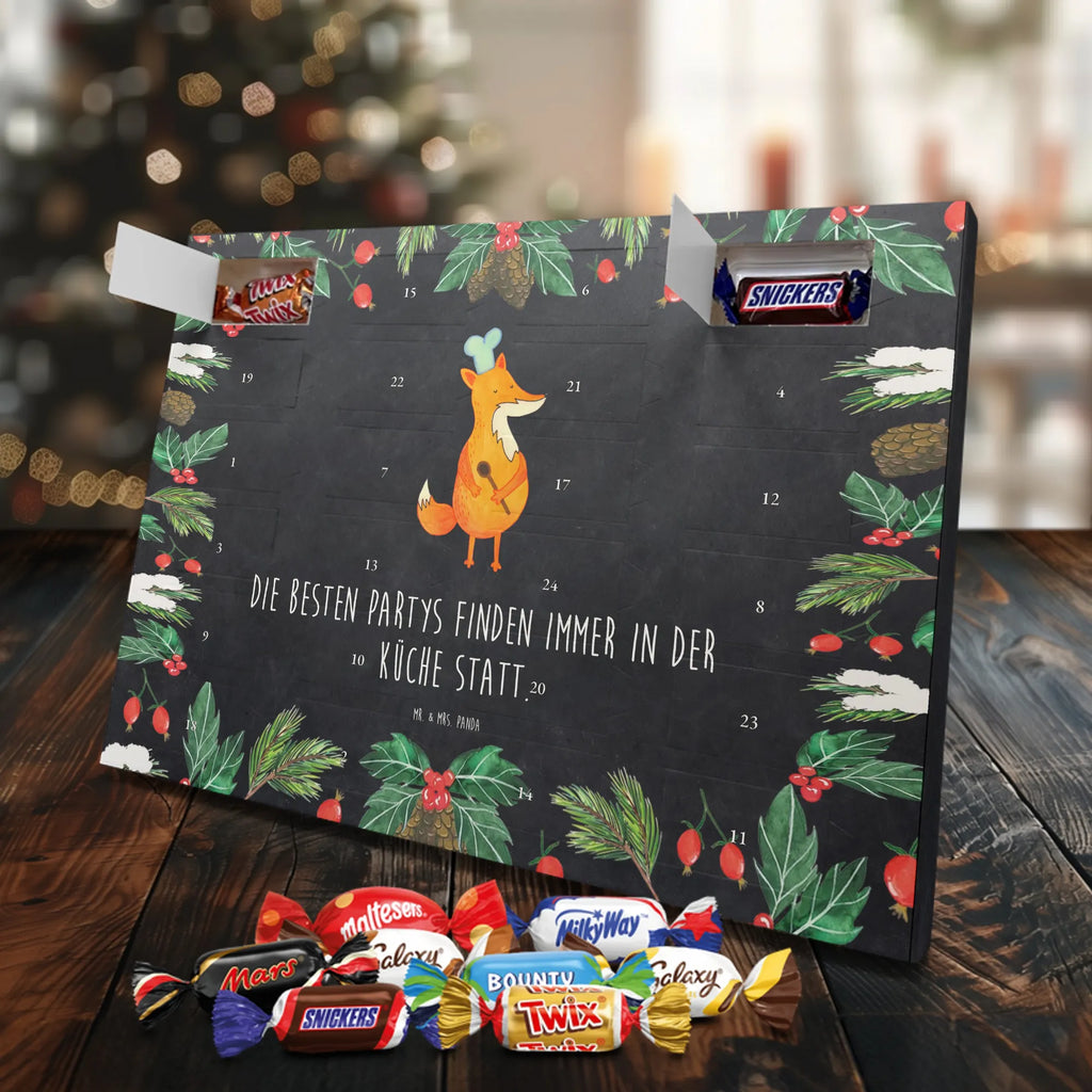 Chocolate advent calendar Fox A cook forest wildlife, clever as a fox, foxes, animal lover, Cook gift, Baker, Kitchen decoration, Slogan funny, Chefs, Kitchen slogan, Party slogan