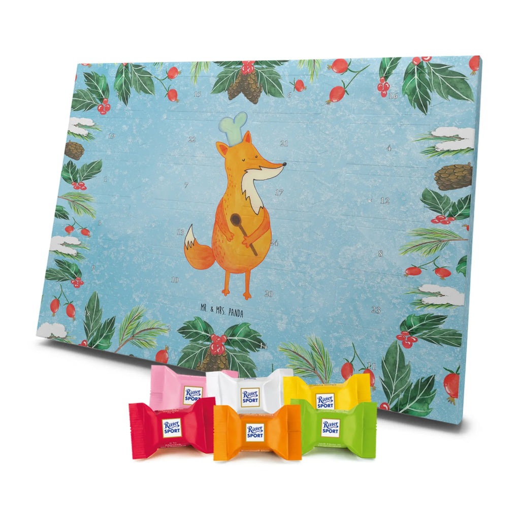 Chocolate advent calendar Fox A cook forest wildlife, clever as a fox, foxes, animal lover, Cook gift, Baker, Kitchen decoration, Slogan funny, Chefs, Kitchen slogan, Party slogan