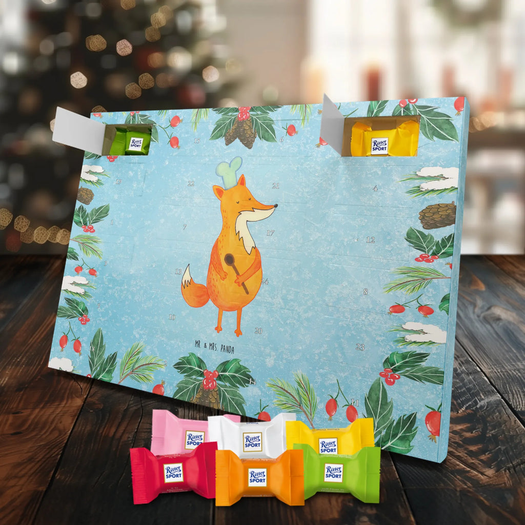 Chocolate advent calendar Fox A cook forest wildlife, clever as a fox, foxes, animal lover, Cook gift, Baker, Kitchen decoration, Slogan funny, Chefs, Kitchen slogan, Party slogan