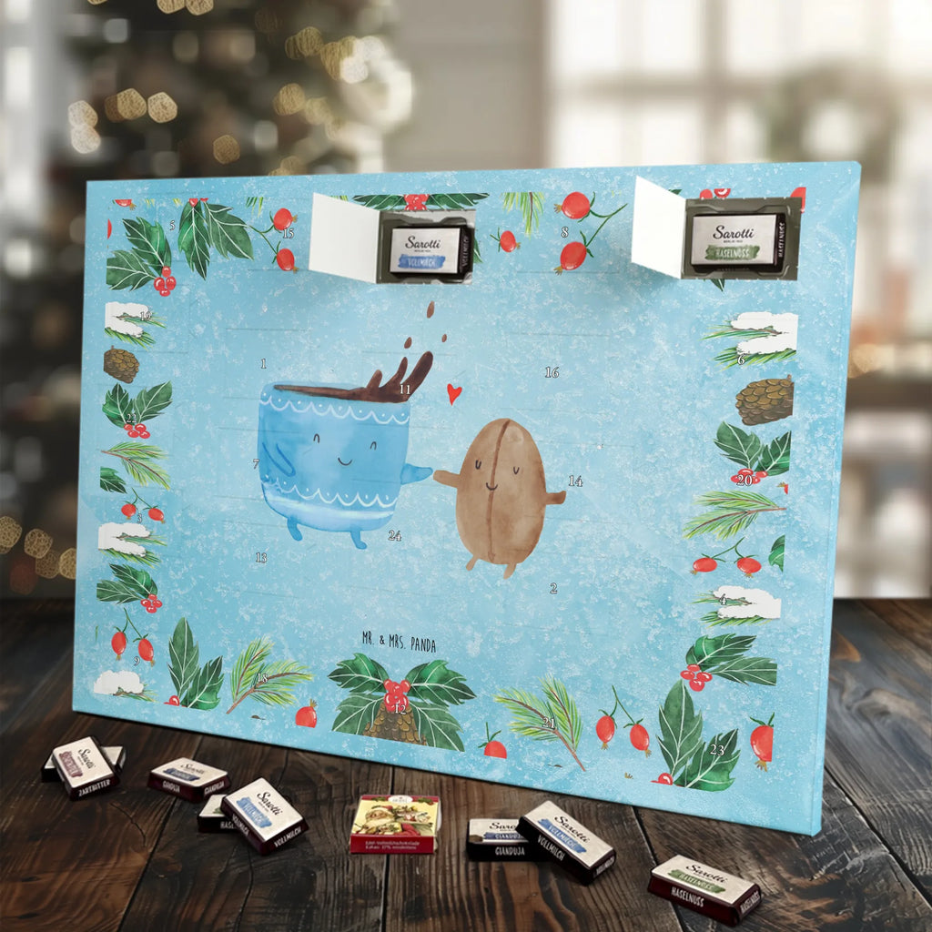Chocolate advent calendar Coffee Bean gift ideas, gifts, small animals, good mood, cute, funny sayings, cute animal motives, hand drawn, special gifts, card, animal lover, pleasure, coffee bean, satisfaction