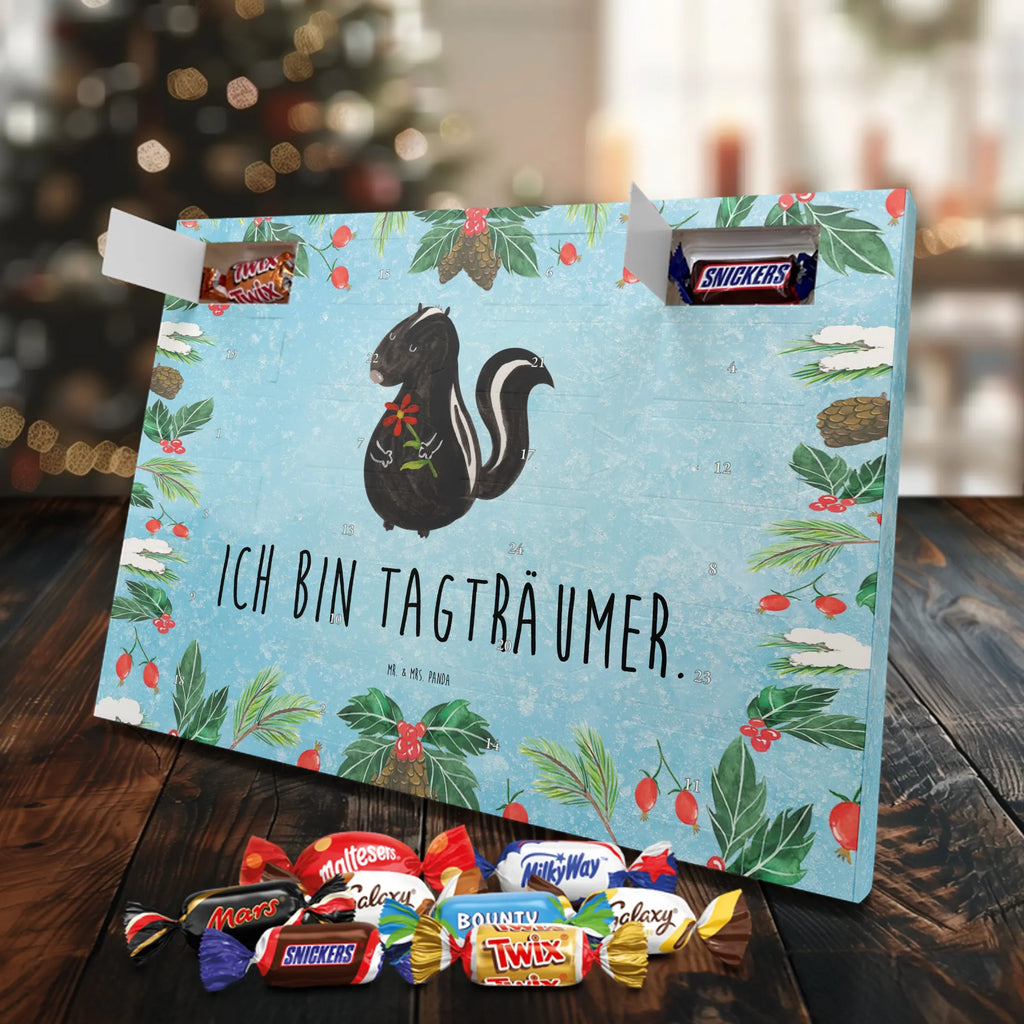 Chocolate advent calendar skunk flower wild animal, daydreamer, predator, dreamy, stink