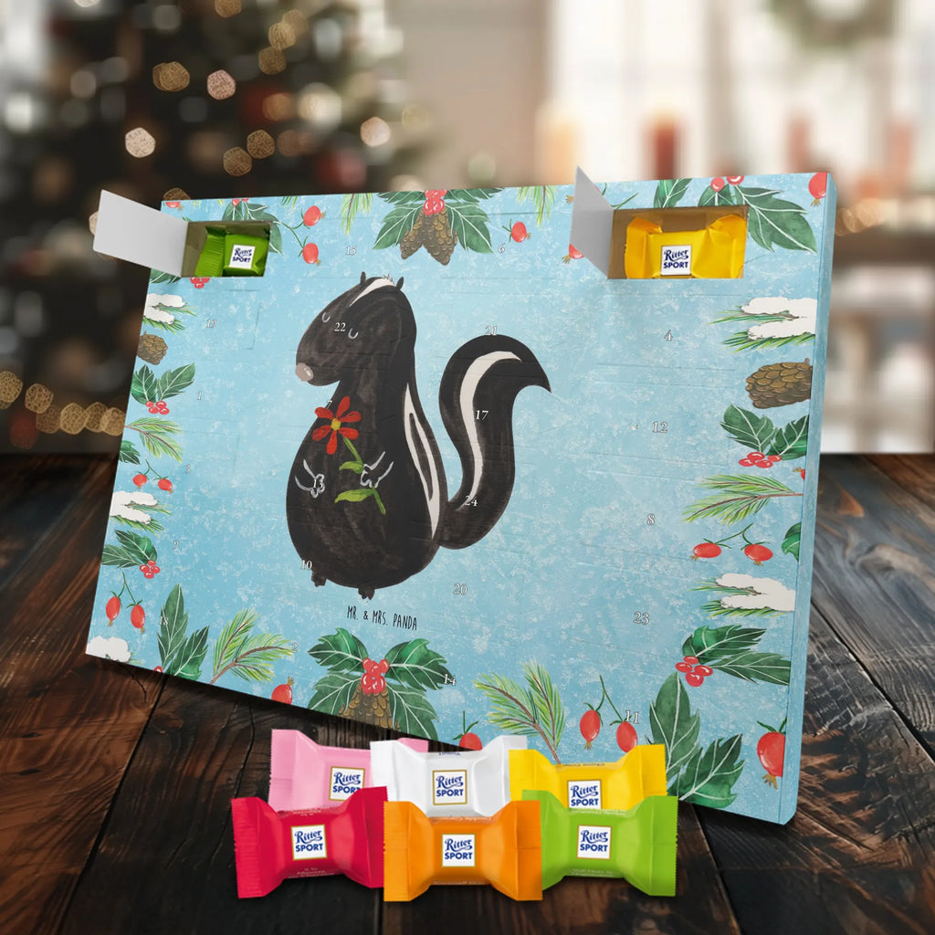 Chocolate advent calendar skunk flower wild animal, daydreamer, predator, dreamy, stink