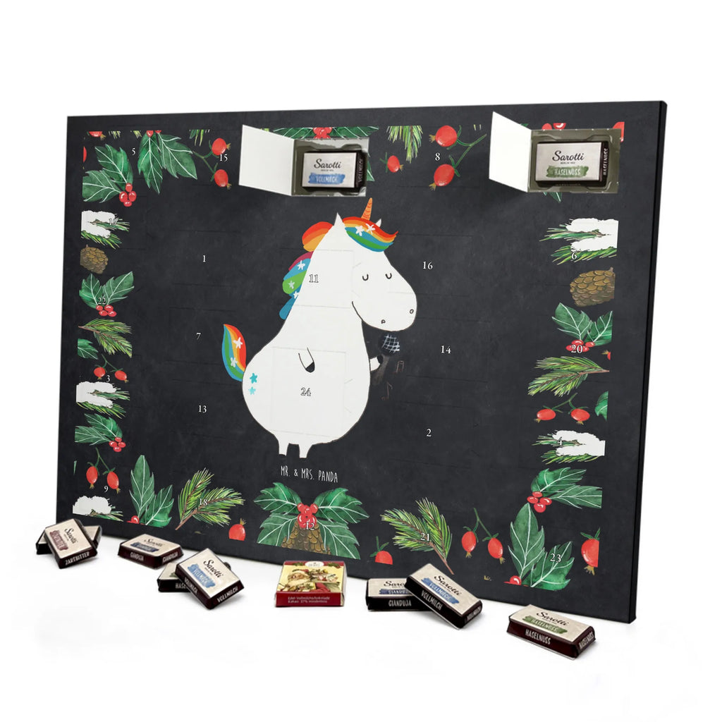 Chocolate advent calendar unicorn Singer confetti, unicorn saying, Singer gift, Singer present, Birthday, celebration