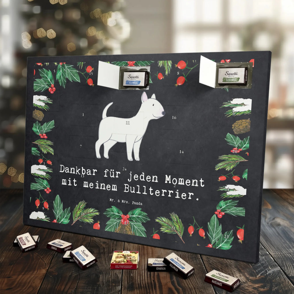 Chocolate advent calendar Bull Terrier Moment puppy, dog owner, purebred dog, dog breed, giving, animal lover, gift