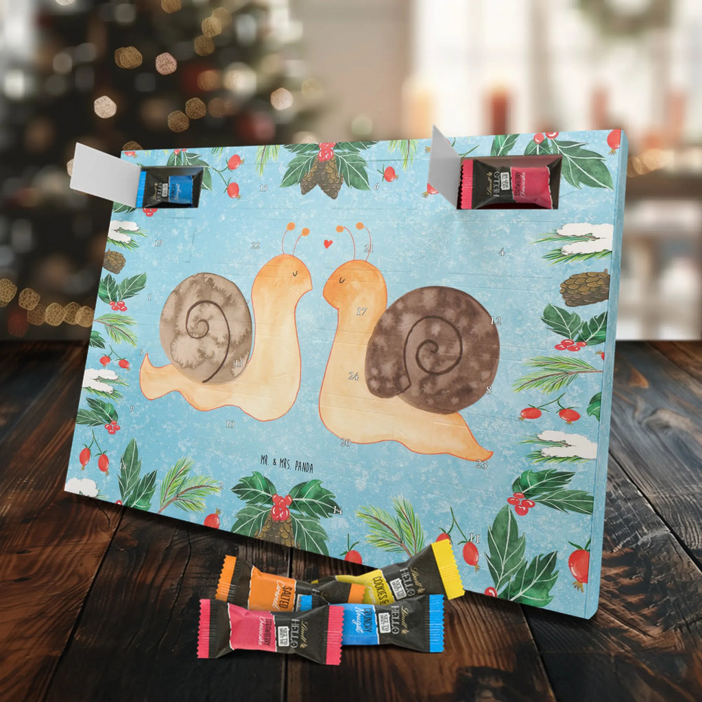 Chocolate advent calendar Snails in love Loving, Marriage, Proposal of marriage, anniversary gift, Together, Love gift, gift for her, gift for him, Two