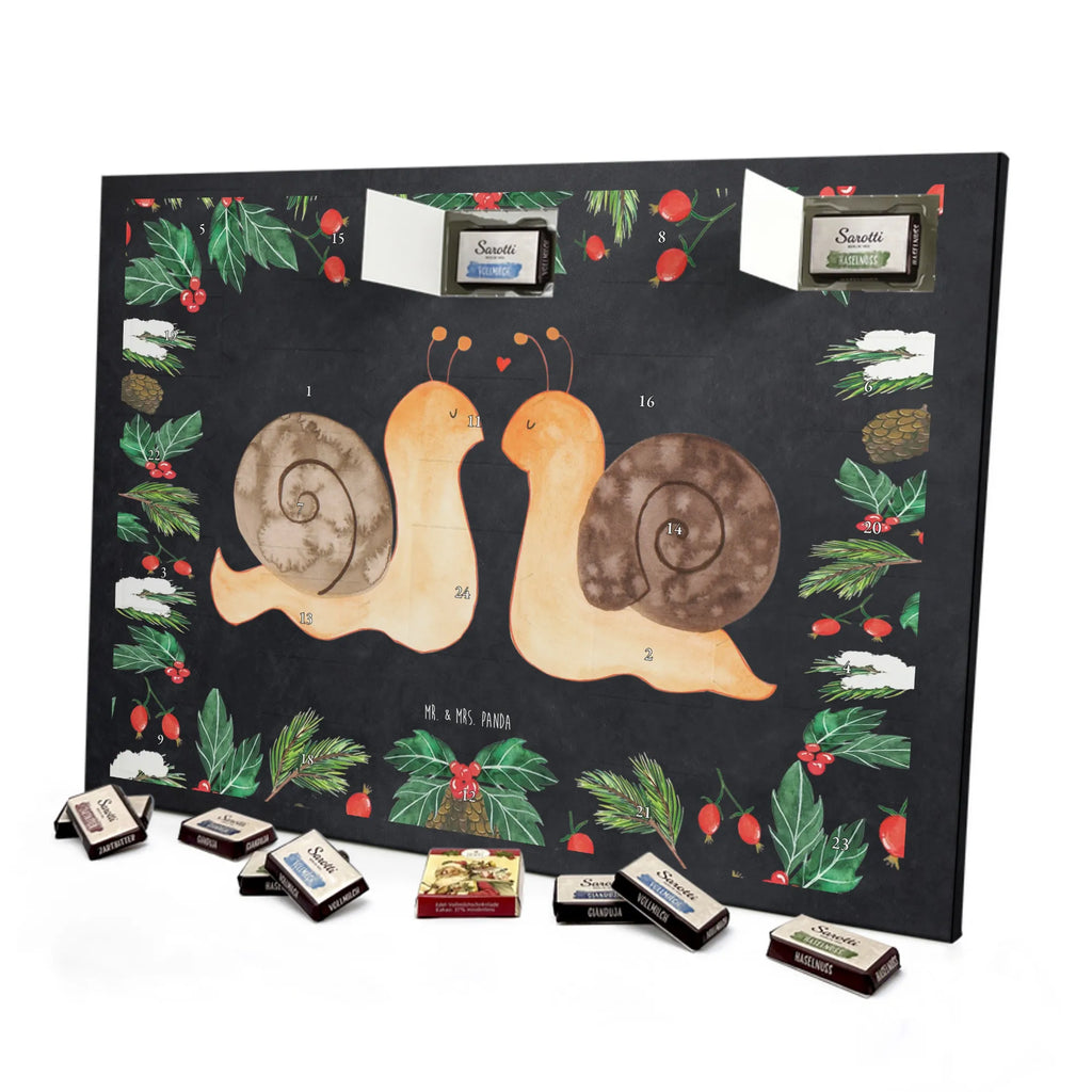 Chocolate advent calendar Snails in love Loving, Marriage, Proposal of marriage, anniversary gift, Together, Love gift, gift for her, gift for him, Two