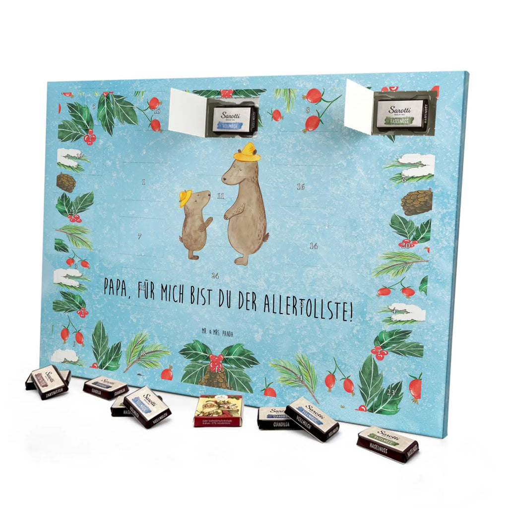 Chocolate advent calendar Bears with hats Father's Day, Mother's Day, favourite person, child, father-son, son, father, role model, children, father's day, sons