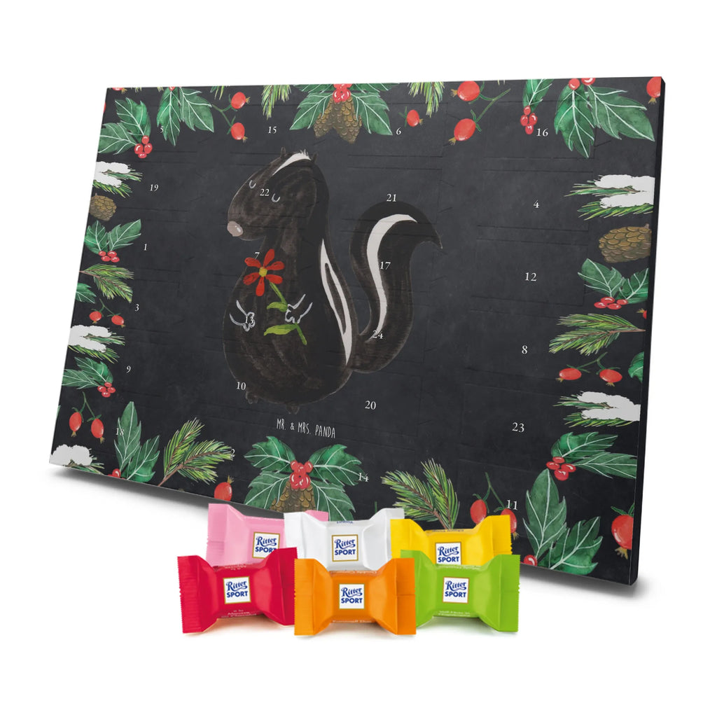 Chocolate advent calendar skunk flower wild animal, daydreamer, predator, dreamy, stink