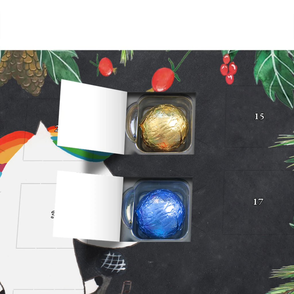 Chocolate advent calendar unicorn Singer confetti, unicorn saying, Singer gift, Singer present, Birthday, celebration