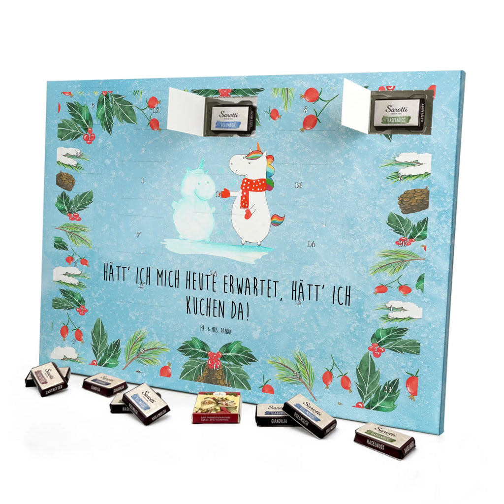 Chocolate advent calendar unicorn snowman Gloves, present, Cap, winter gift, Cake, Snowman, Cold, Snow, Christmas Motif