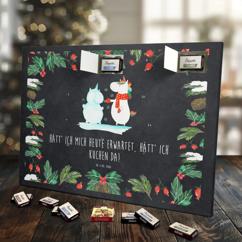 Chocolate advent calendar unicorn snowman Gloves, present, Cap, winter gift, Cake, Snowman, Cold, Snow, Christmas Motif