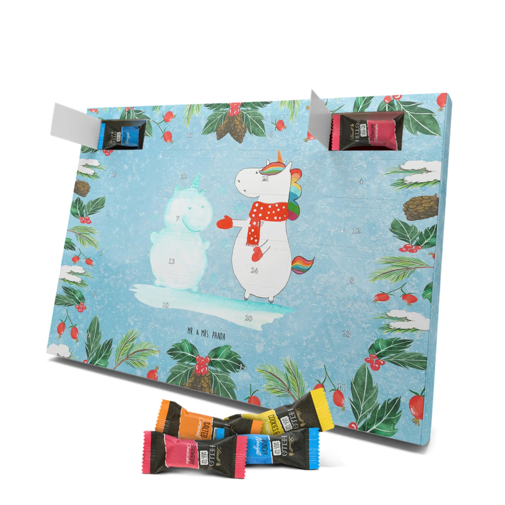 Chocolate advent calendar unicorn snowman Gloves, present, Cap, winter gift, Cake, Snowman, Cold, Snow, Christmas Motif