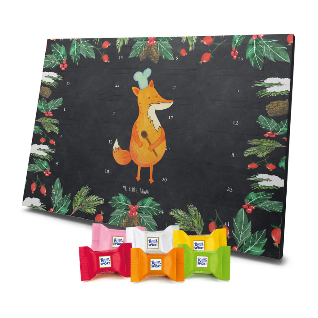 Chocolate advent calendar Fox A cook forest wildlife, clever as a fox, foxes, animal lover, Cook gift, Baker, Kitchen decoration, Slogan funny, Chefs, Kitchen slogan, Party slogan