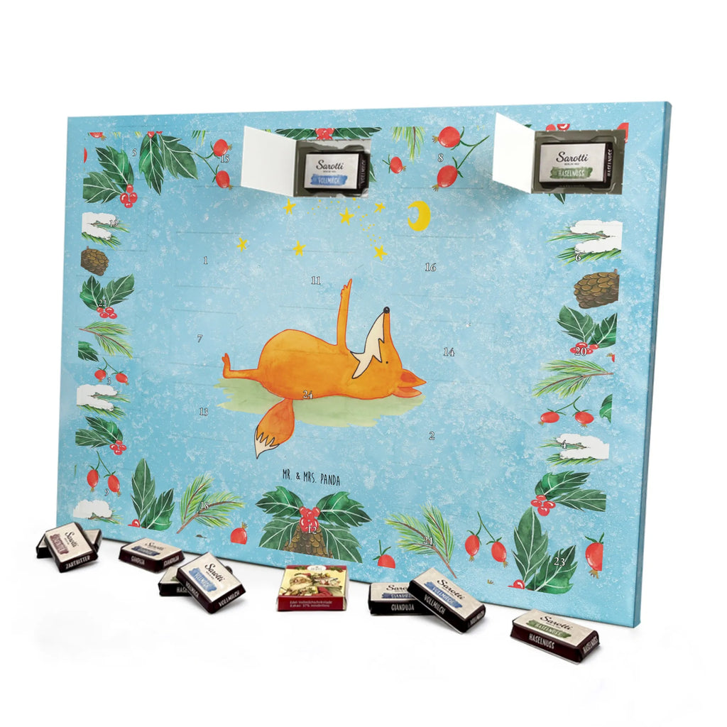 Chocolate advent calendar Fox Stars forest wildlife, clever as a fox, foxes, animal lover, Romance, Saying positive, words of consolation, Saying beautiful
