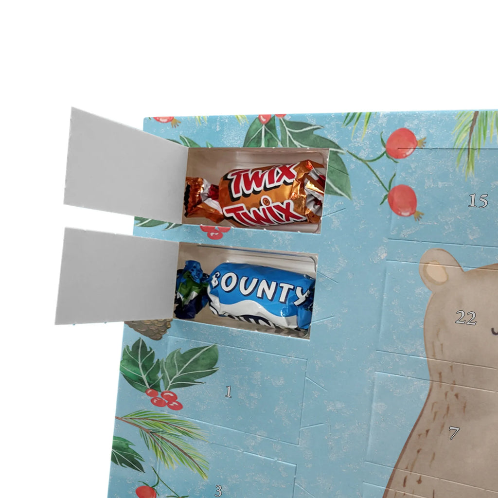 Chocolate advent calendar bear and rabbit Embrace Loving, Marriage, Proposal of marriage, anniversary gift, Together, Love gift, gift for her, gift for him, Two, friends, rabbit, best friend