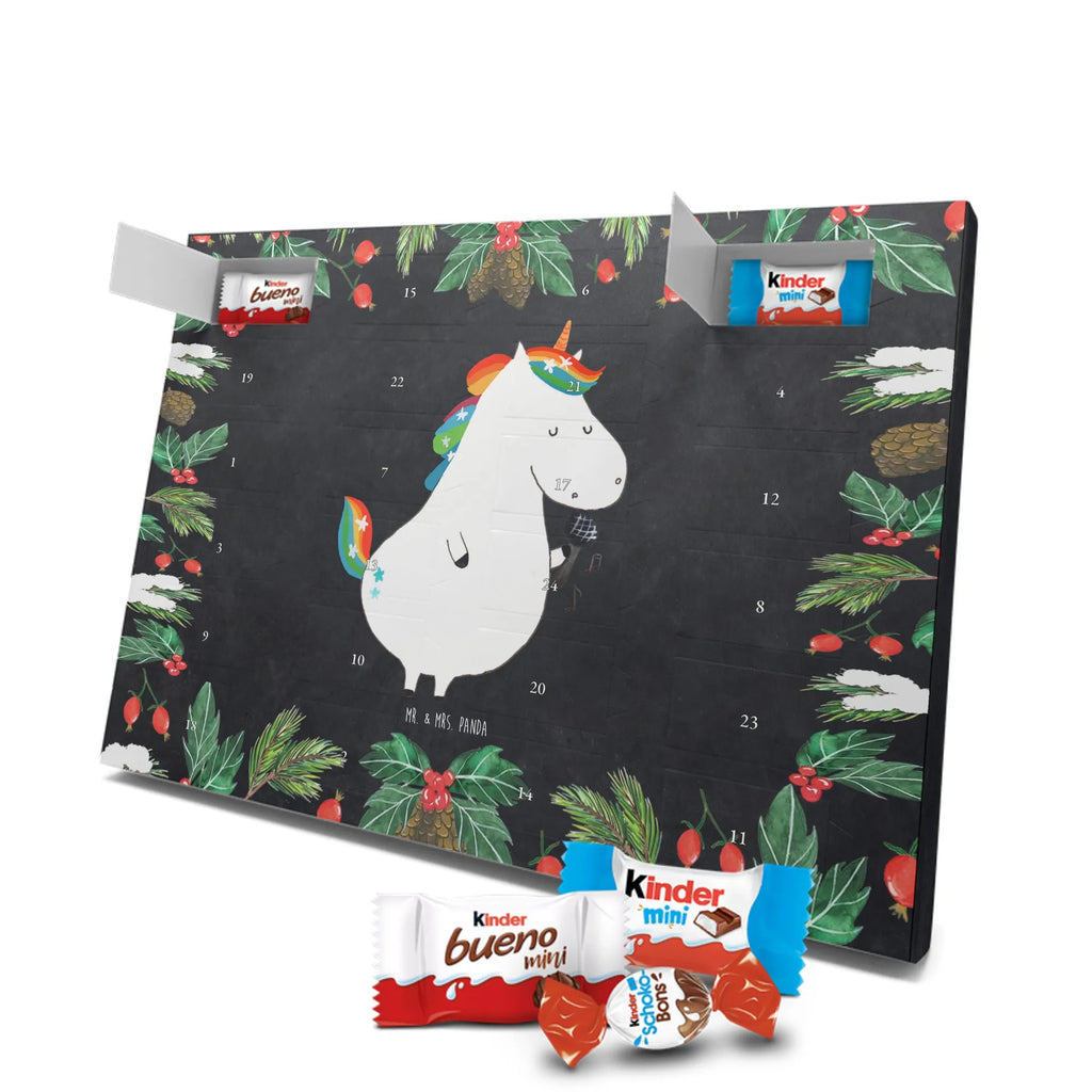 Chocolate advent calendar unicorn Singer confetti, unicorn saying, Singer gift, Singer present, Birthday, celebration