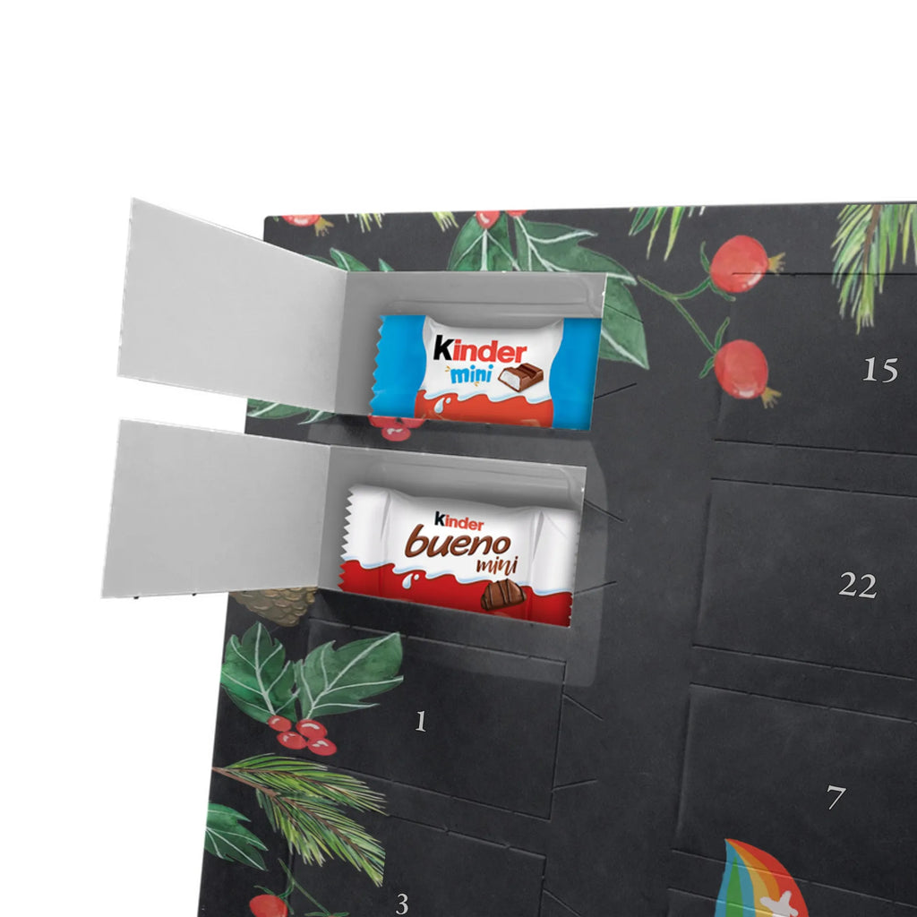 Chocolate advent calendar unicorn Singer confetti, unicorn saying, Singer gift, Singer present, Birthday, celebration