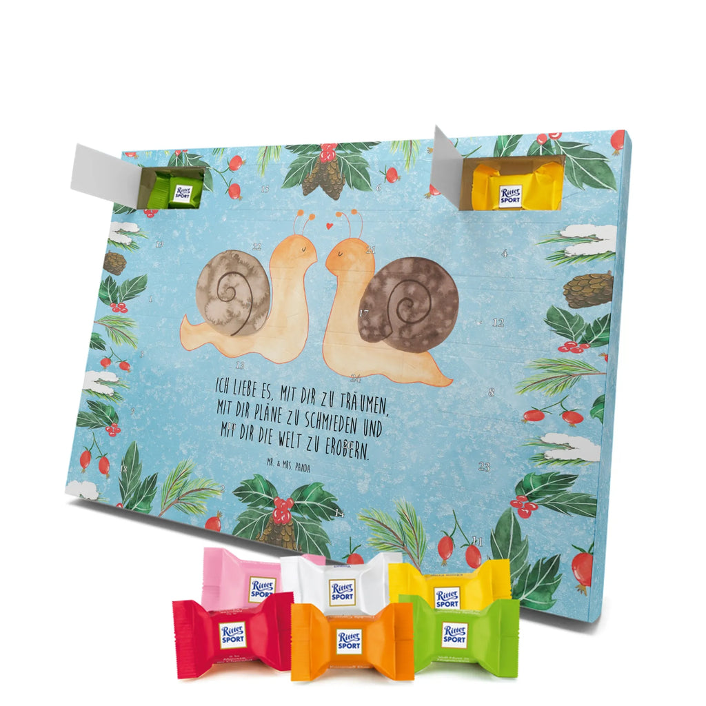 Chocolate advent calendar Snails in love Loving, Marriage, Proposal of marriage, anniversary gift, Together, Love gift, gift for her, gift for him, Two