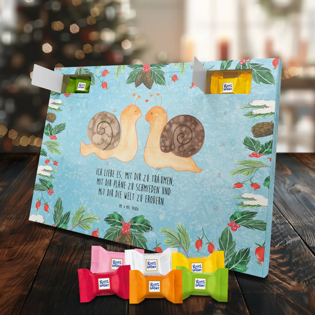Chocolate advent calendar Snails in love Loving, Marriage, Proposal of marriage, anniversary gift, Together, Love gift, gift for her, gift for him, Two