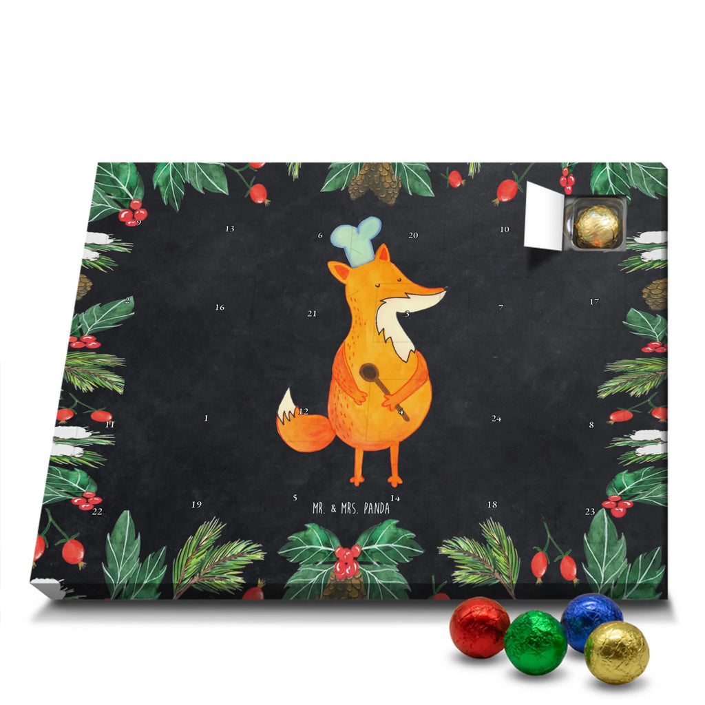 Chocolate advent calendar Fox A cook forest wildlife, clever as a fox, foxes, animal lover, Cook gift, Baker, Kitchen decoration, Slogan funny, Chefs, Kitchen slogan, Party slogan
