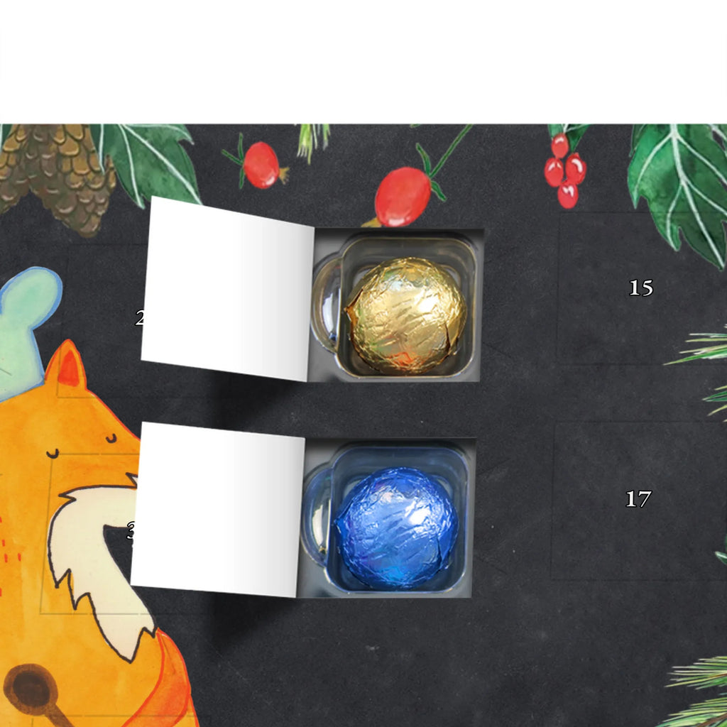 Chocolate advent calendar Fox A cook forest wildlife, clever as a fox, foxes, animal lover, Cook gift, Baker, Kitchen decoration, Slogan funny, Chefs, Kitchen slogan, Party slogan