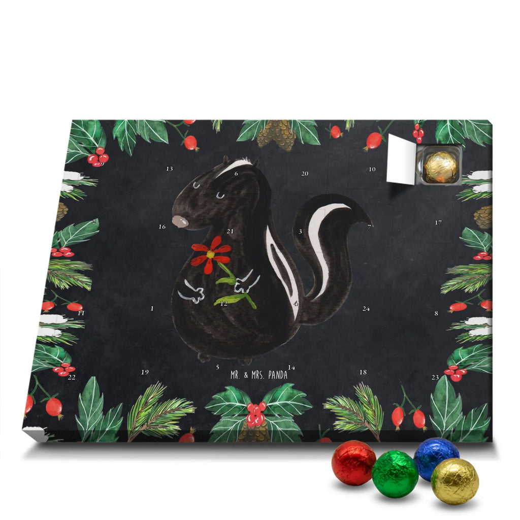 Chocolate advent calendar skunk flower wild animal, daydreamer, predator, dreamy, stink