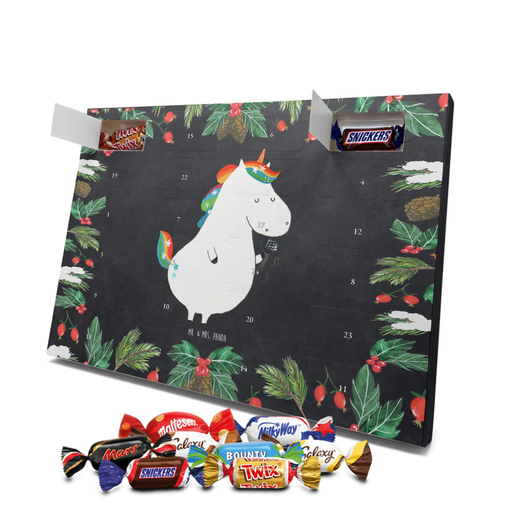 Chocolate advent calendar unicorn Singer confetti, unicorn saying, Singer gift, Singer present, Birthday, celebration