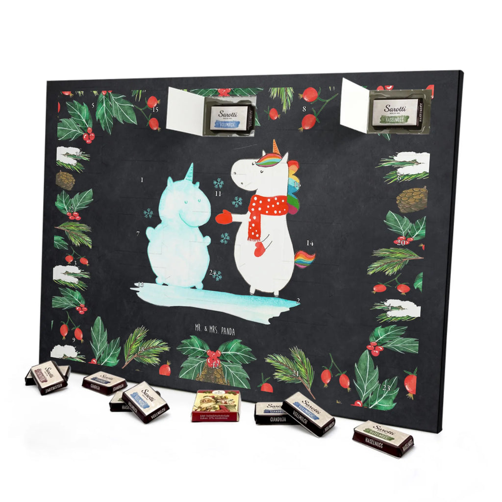 Chocolate advent calendar unicorn snowman Gloves, present, Cap, winter gift, Cake, Snowman, Cold, Snow, Christmas Motif