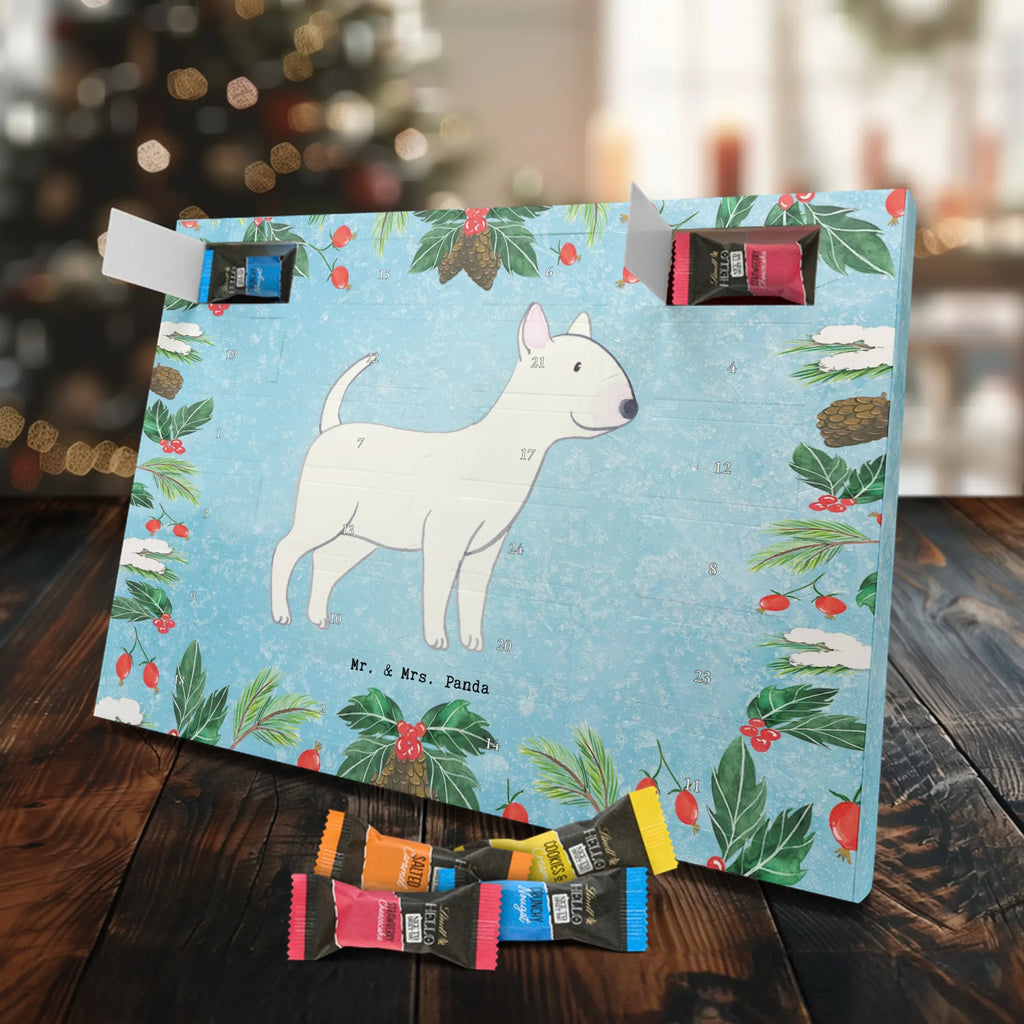 Chocolate advent calendar Bull Terrier Moment puppy, dog owner, purebred dog, dog breed, giving, animal lover, gift