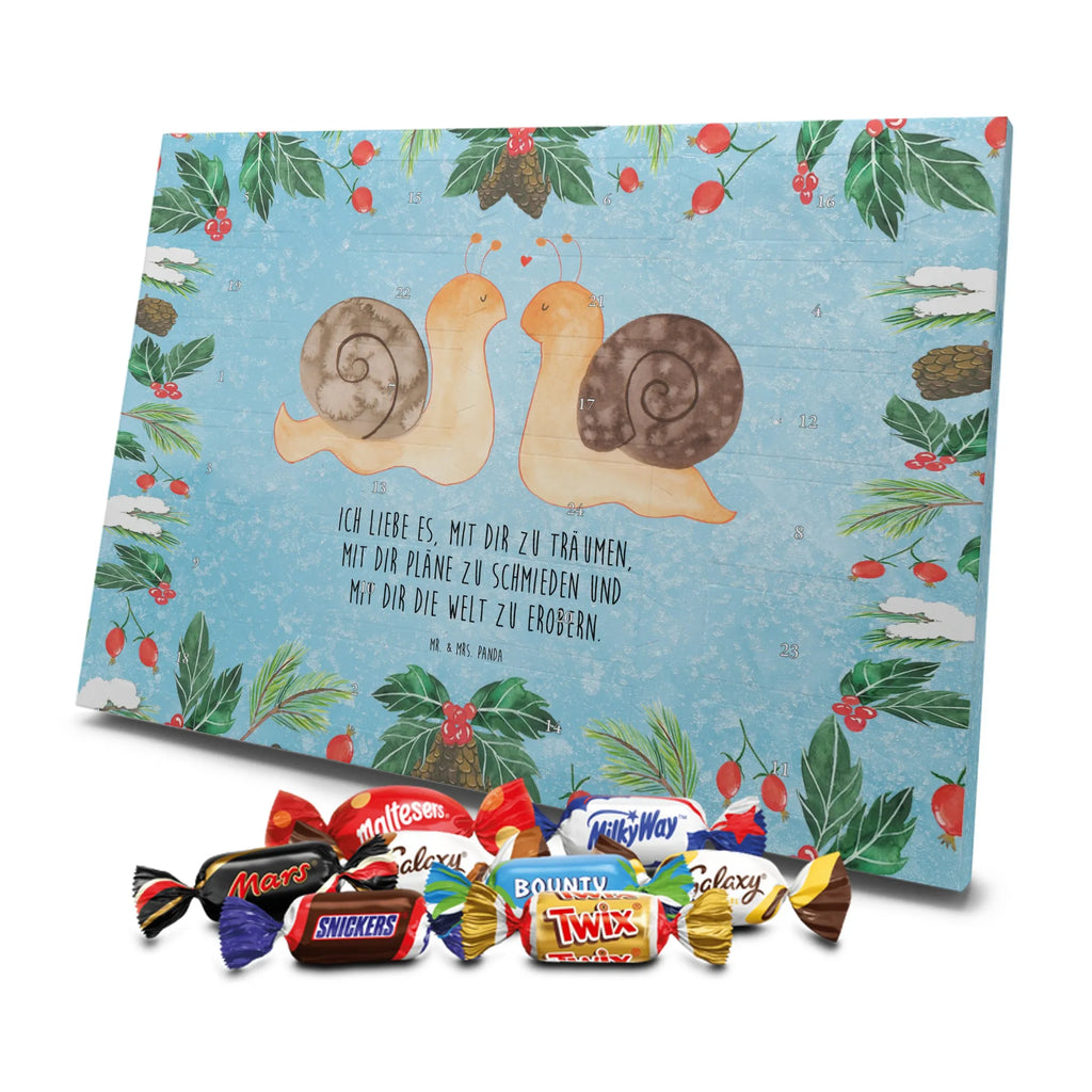 Chocolate advent calendar Snails in love Loving, Marriage, Proposal of marriage, anniversary gift, Together, Love gift, gift for her, gift for him, Two