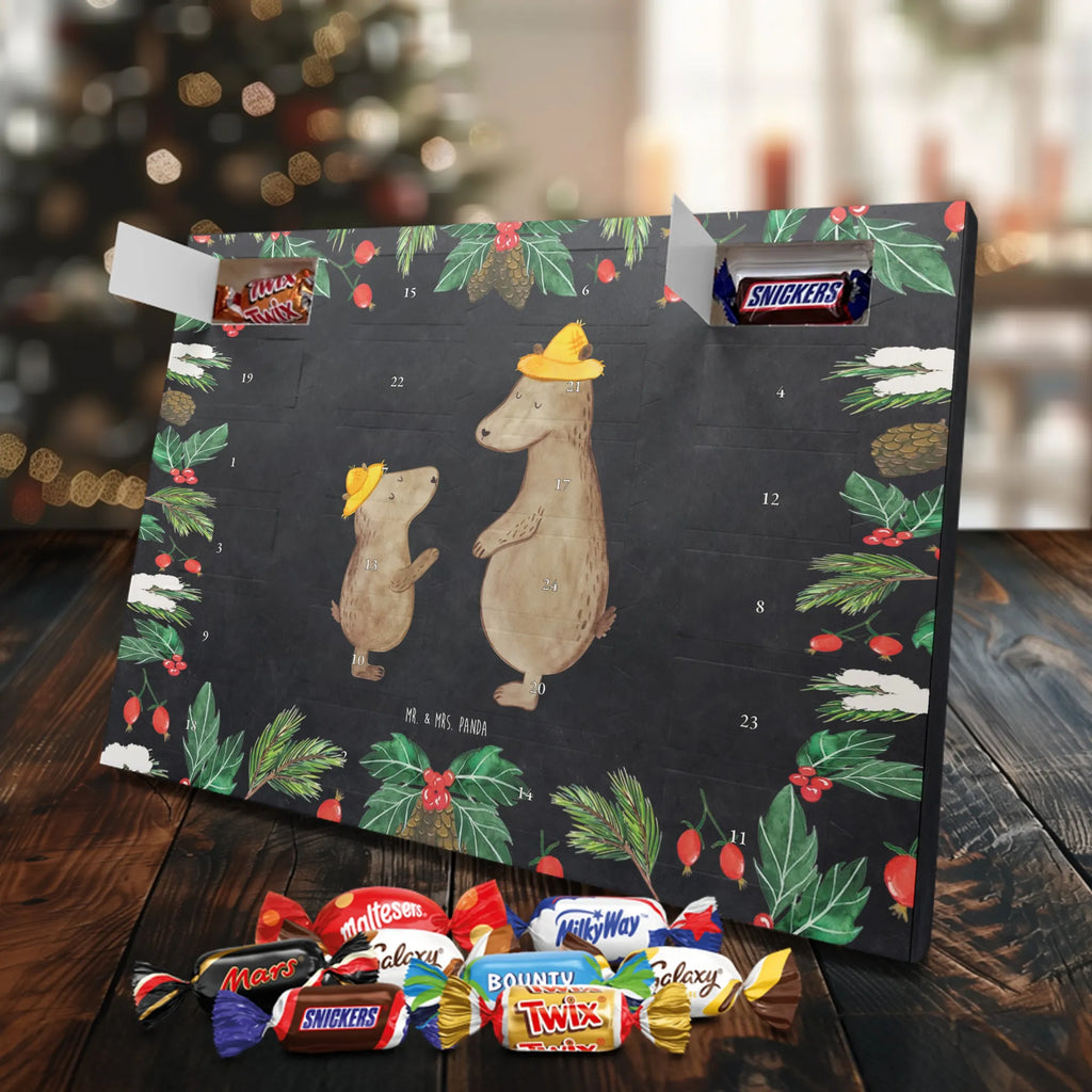 Chocolate advent calendar Bears with hats Father's Day, Mother's Day, favourite person, child, father-son, son, father, role model, children, father's day, sons